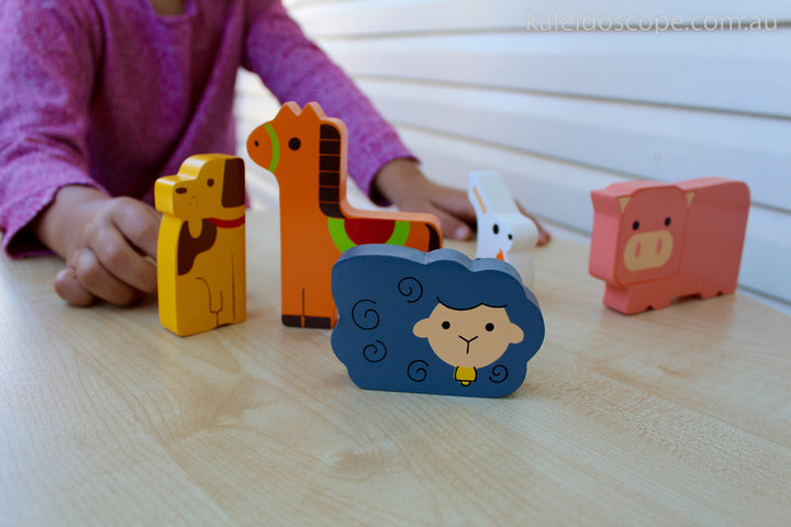 Wooden Puzzle - Chunky Farm Animals