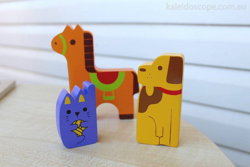 Wooden Puzzle - Chunky Farm Animals