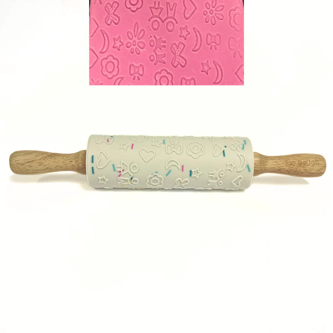 Bio Dough Rolling Pin - Embossed