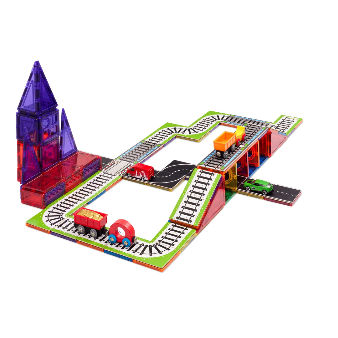 Magnetic Tile Toppers - Train Pack