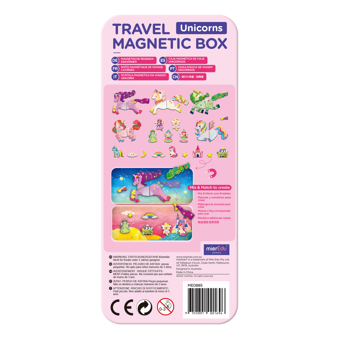 Magnetic Travel Tin - Unicorns