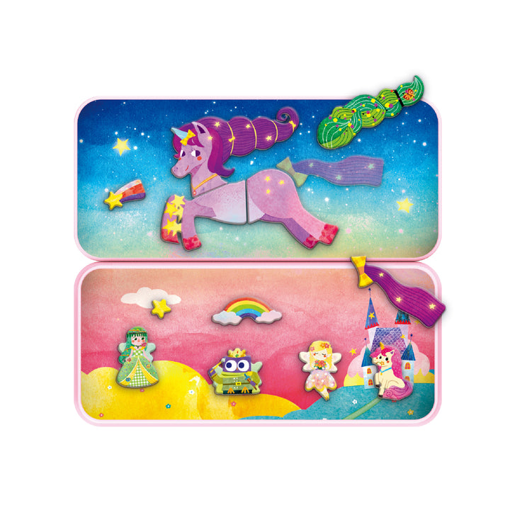 Magnetic Puzzle Tin - Unicorns