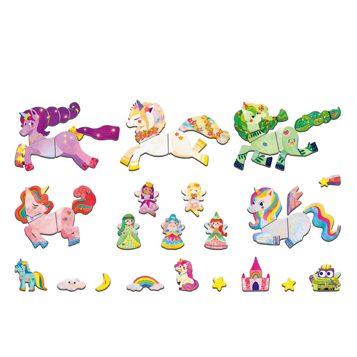 Magnetic Puzzle Tin - Unicorns