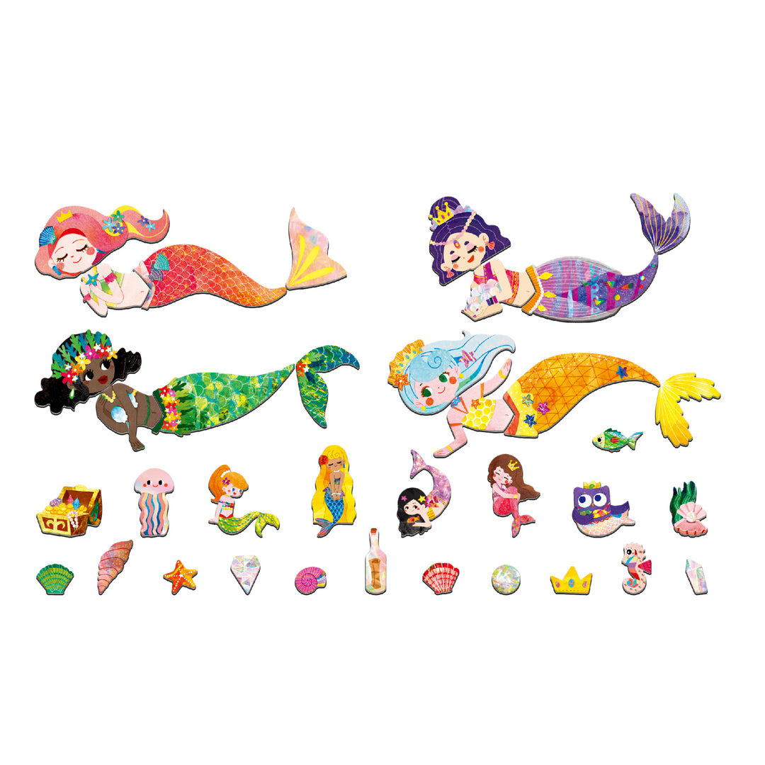 Magnetic Puzzle Tin - Mermaids