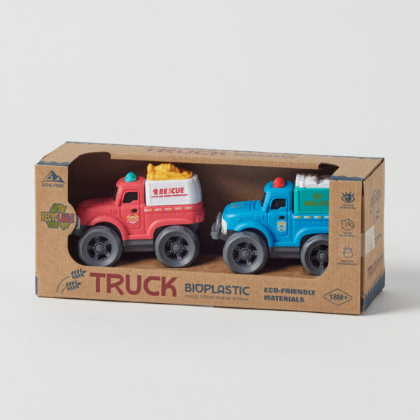 Bioplastic Utility Truck Set – 3 Asst Designs