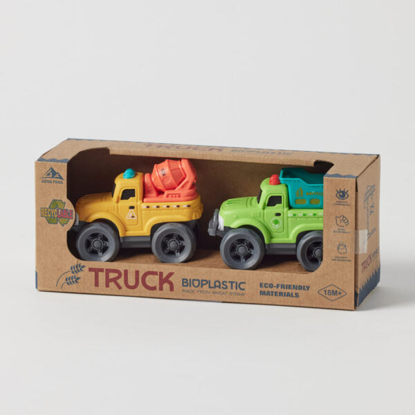Bioplastic Utility Truck Set – 3 Asst Designs