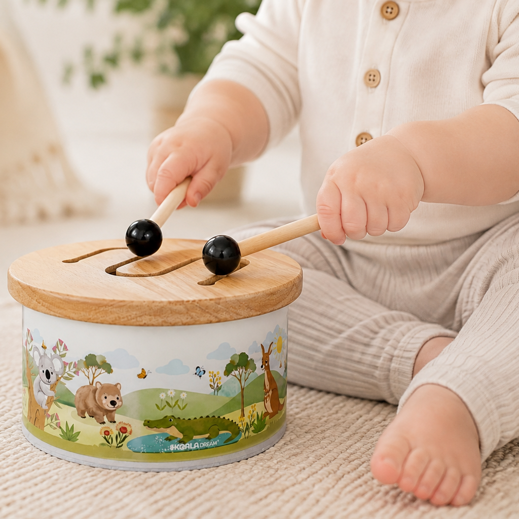 Bush Buddies - Aussie Wooden Drum