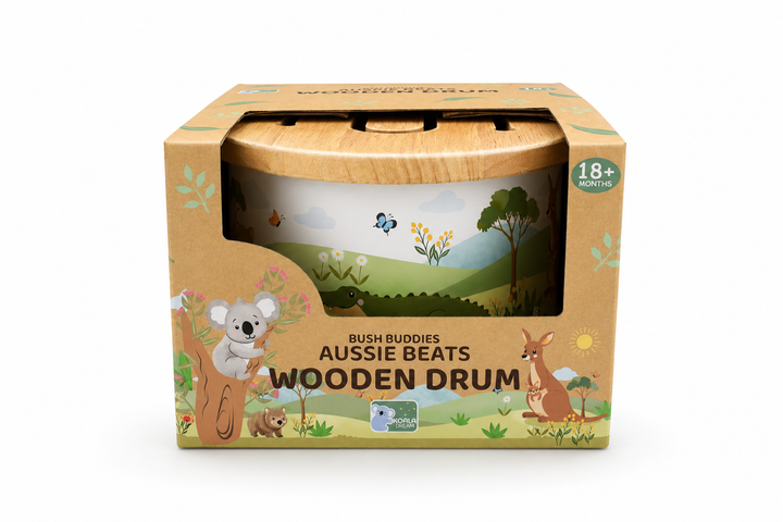 Bush Buddies - Aussie Wooden Drum