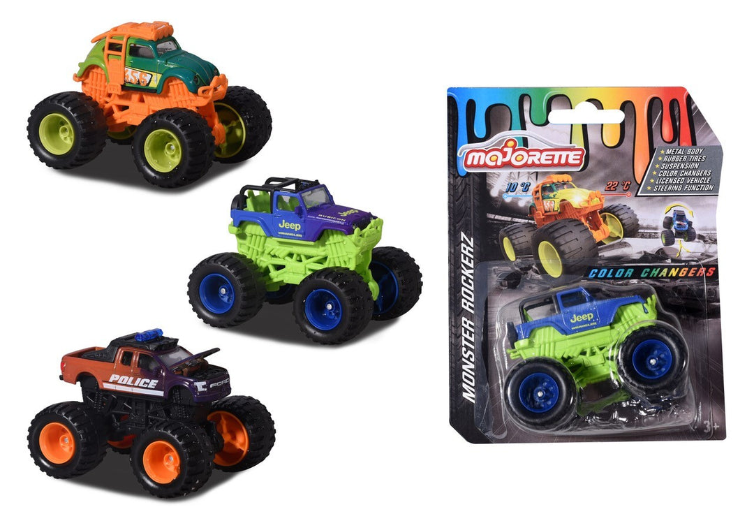 Colour Changing Monster Trucks