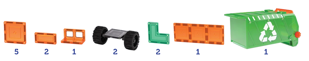 TileTek - 14 Piece Mega Recycling Truck