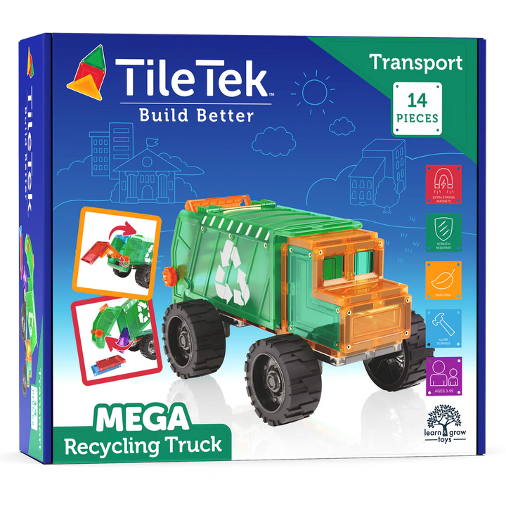 TileTek - 14 Piece Mega Recycling Truck