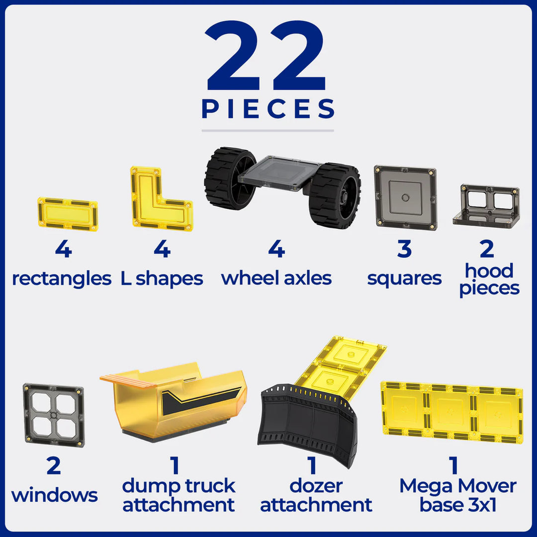 TileTek - 22 Piece Mega Earth Movers