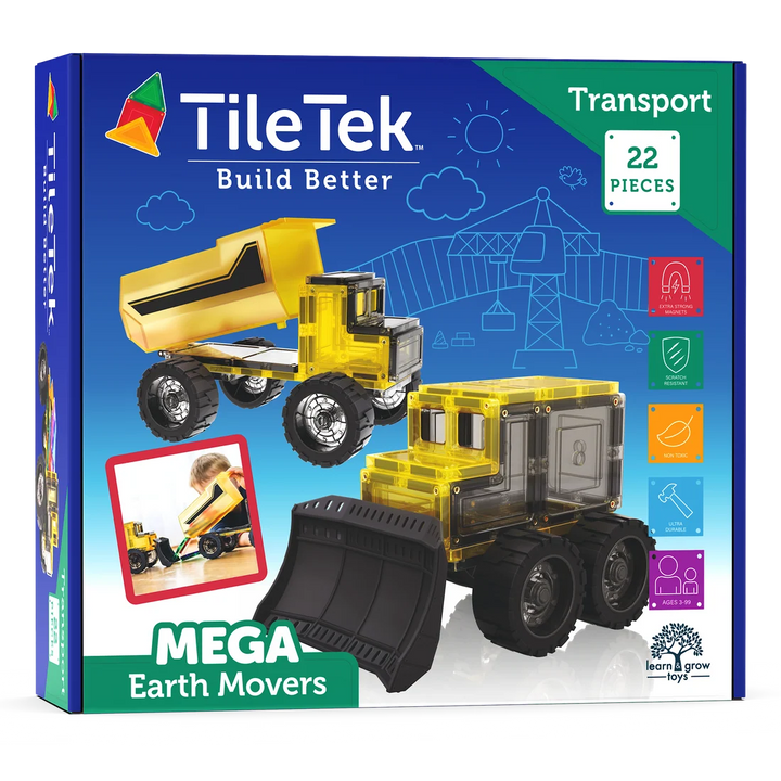 TileTek - 22 Piece Mega Earth Movers