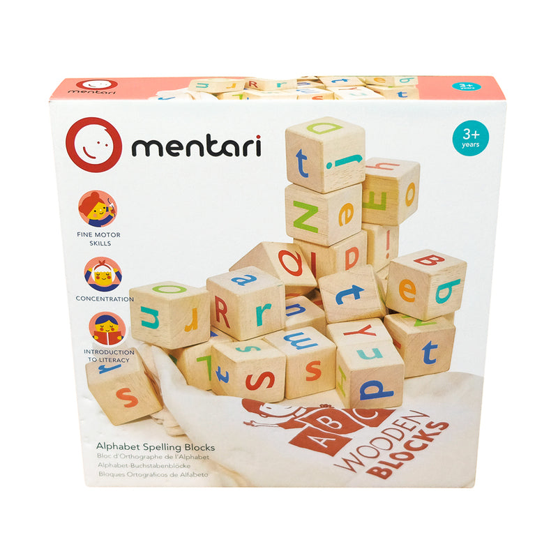 Stacking Blocks in Bag | Alphabet Spelling