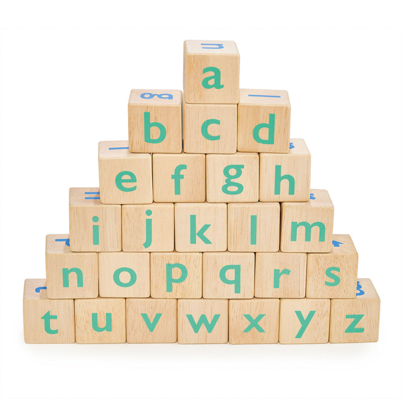 Stacking Blocks in Bag | Alphabet Spelling