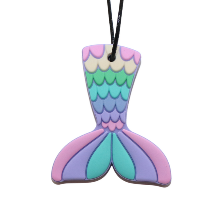 Chew Pendant Necklace | Mermaid Tail