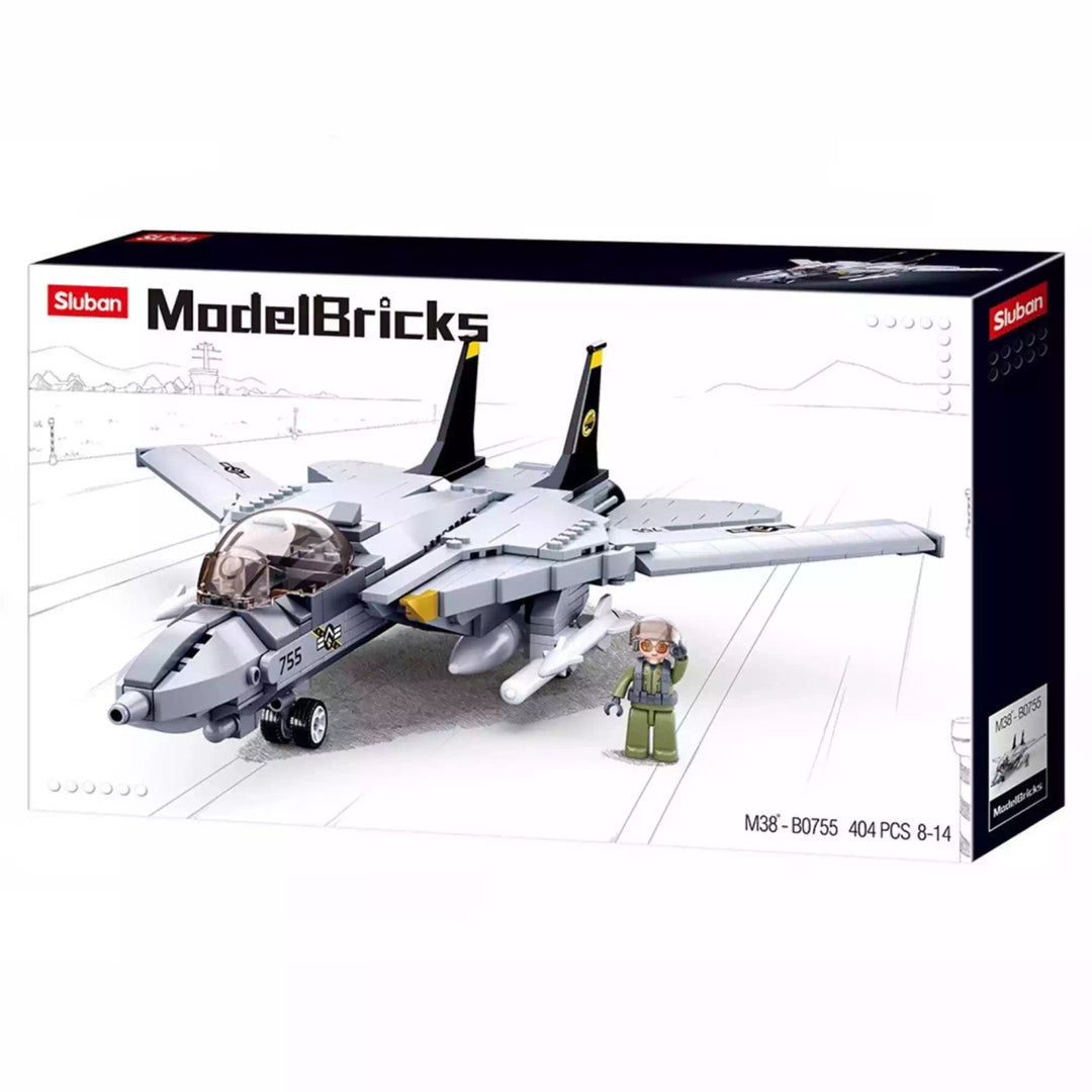 Model Bricks F14 Fighter 404 Pcs