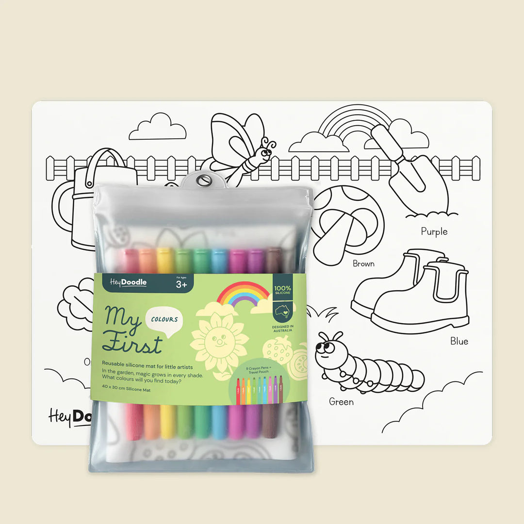 Reusable Colour-in Placemat - My First Colours