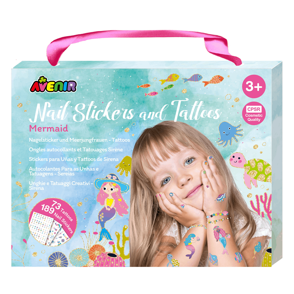 Nail Stickers & Tattoos - Mermaid