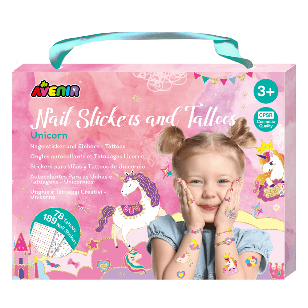 Nail Stickers & Tattoos - Unicorn
