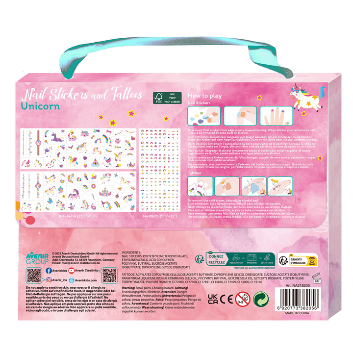 Nail Stickers & Tattoos - Unicorn