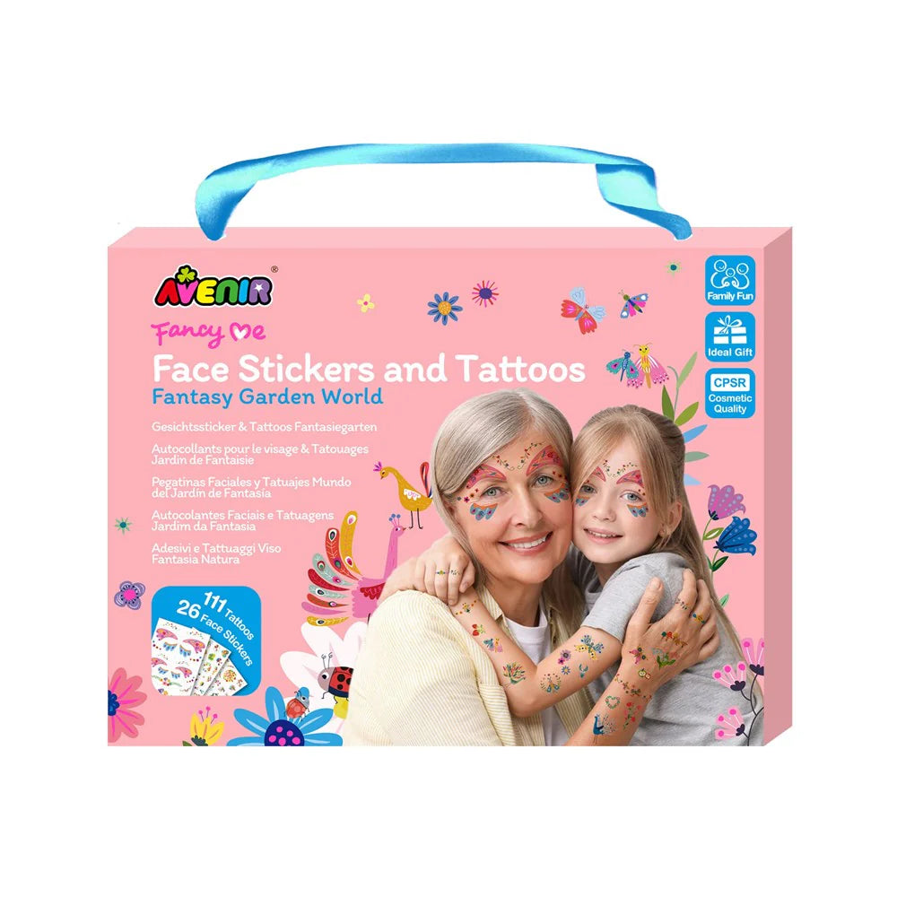 Face Stickers and Tattoos - Fantasy Garden