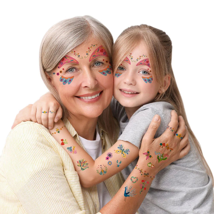 Face Stickers and Tattoos - Fantasy Garden