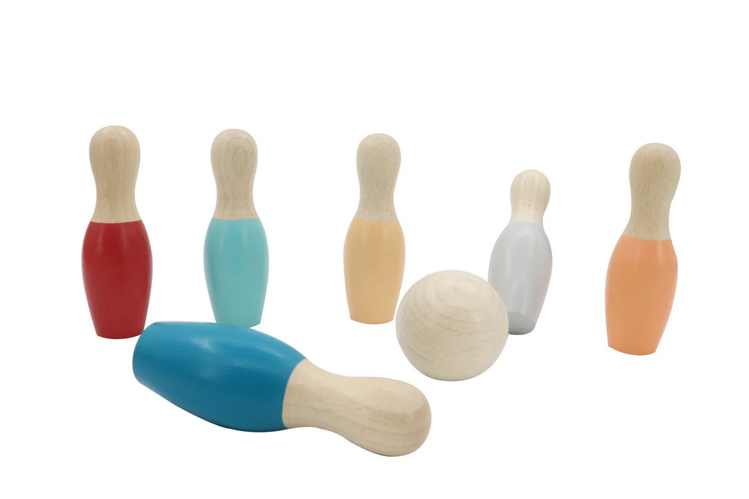 Wooden Bowling Set