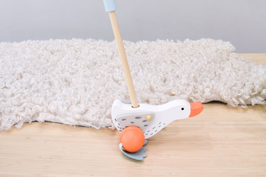 Wooden Push Along | Goose