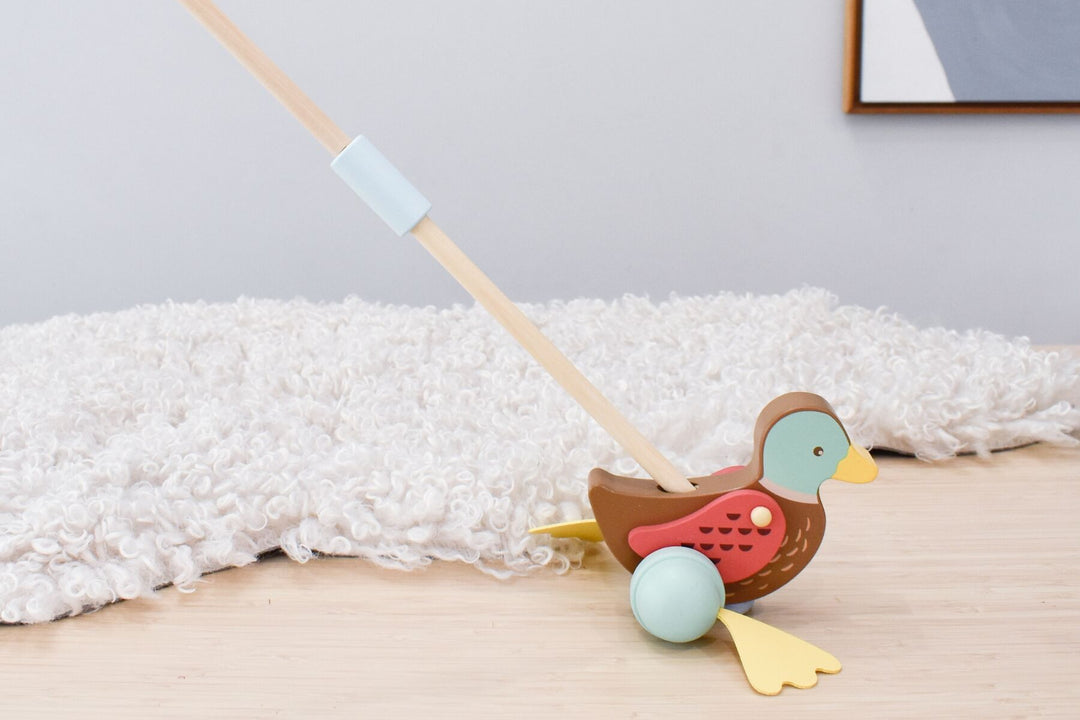 Wooden Push Along | Duck