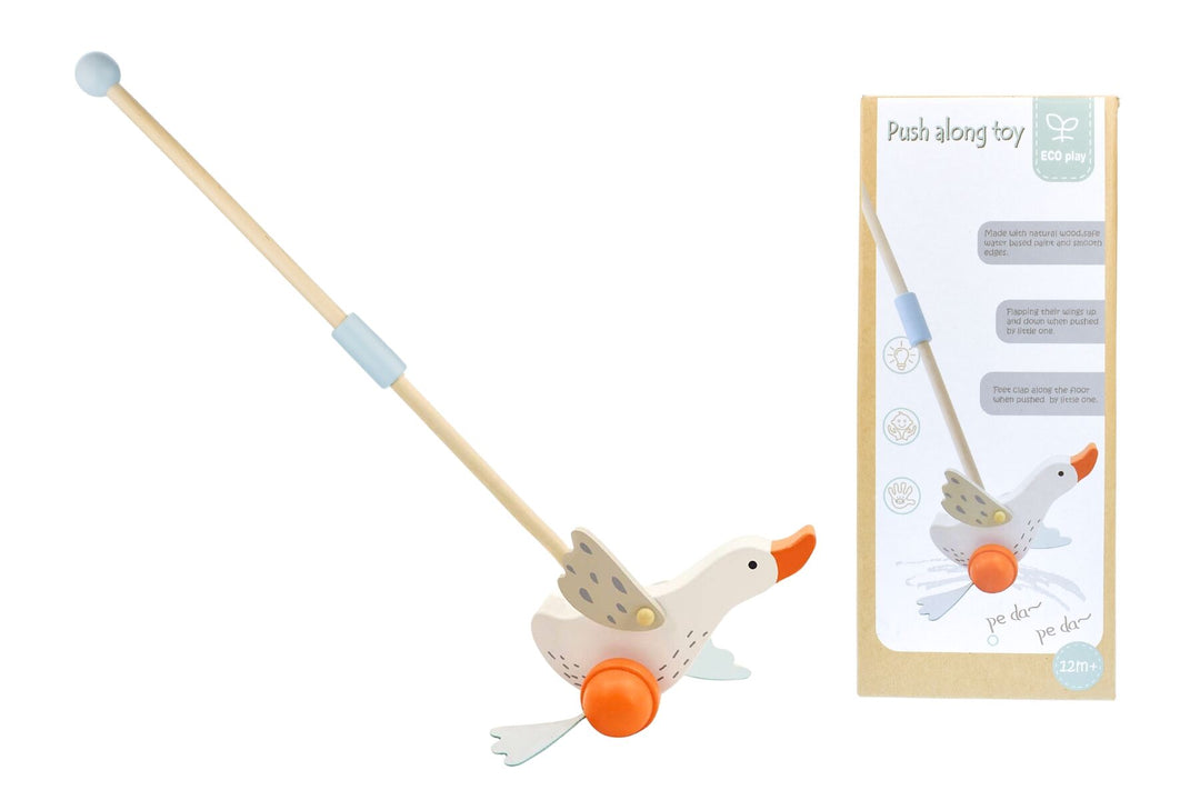 Wooden Push Along | Goose