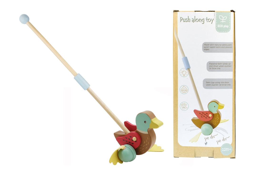 Wooden Push Along | Duck
