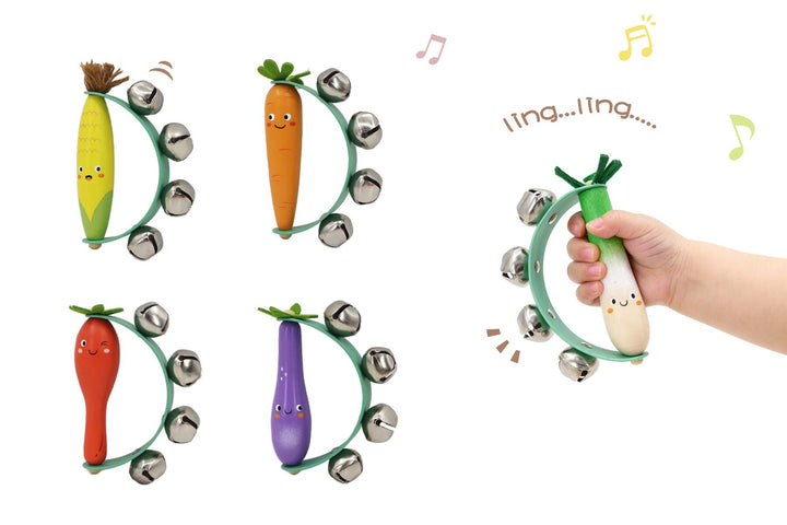 Wooden Handbell - Veggie