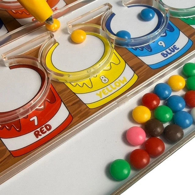 Magnetic Pad | Colour & Number Maze