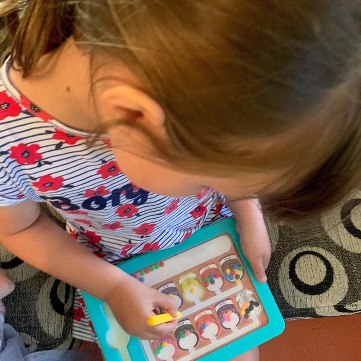 Magnetic Pad | Colour & Number Maze