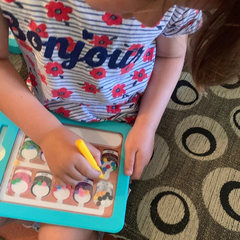 Magnetic Pad | Colour & Number Maze