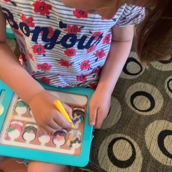 Magnetic Pad | Colour & Number Maze