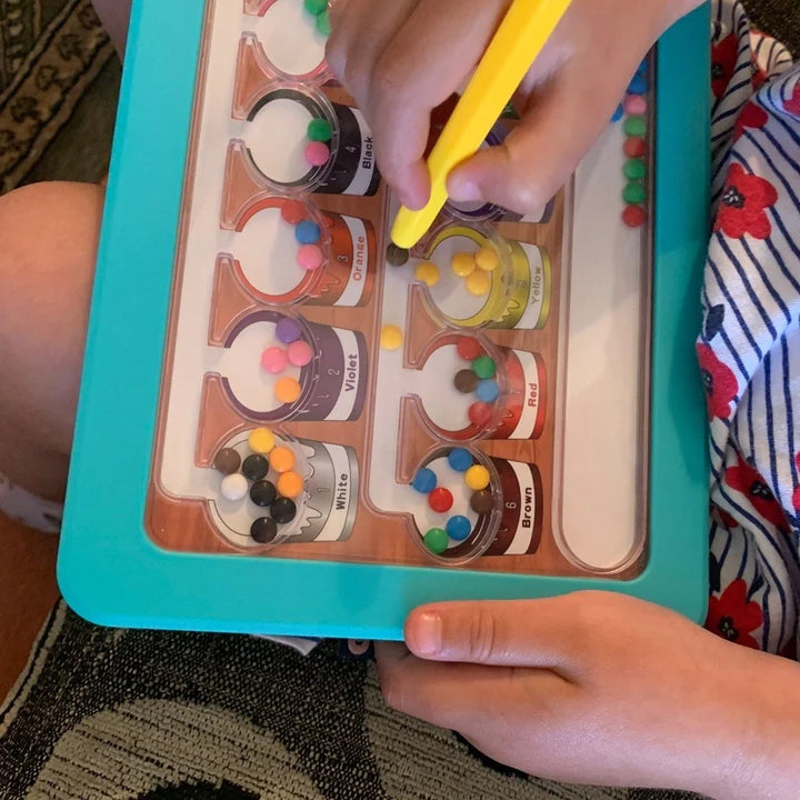 Magnetic Pad | Colour & Number Maze