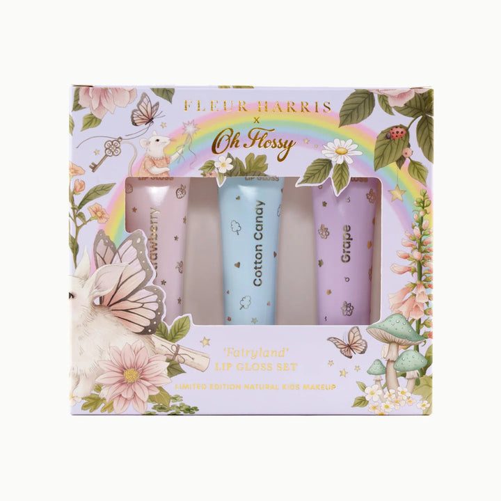 Oh Flossy X Fleur Harris | Fairyland Collection - Natural Lip Gloss Set