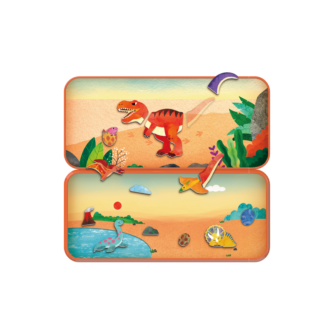 Magnetic Travel Tin - Dinosaur Land