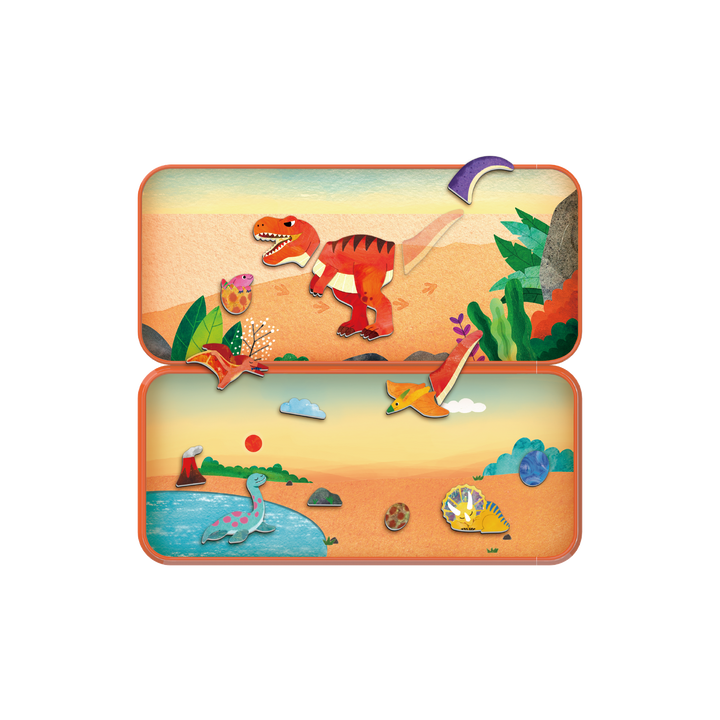 Magnetic Travel Tin - Dinosaur Land
