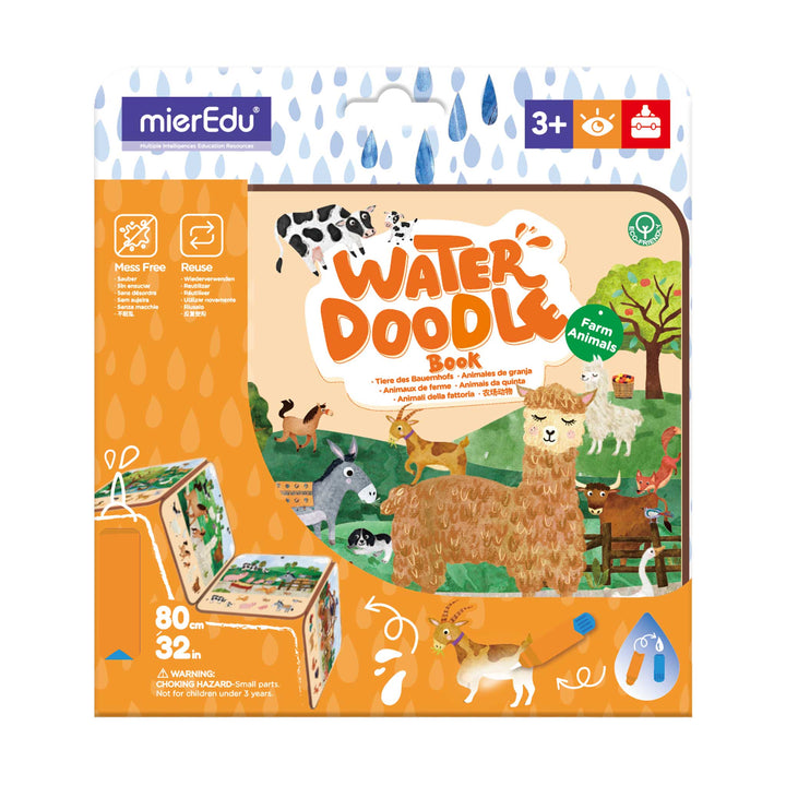 Magic Water Doodle Book - Farm Animals