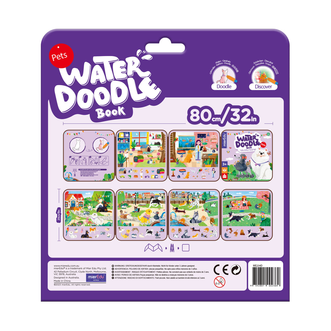 Magic Water Doodle Book - Pets