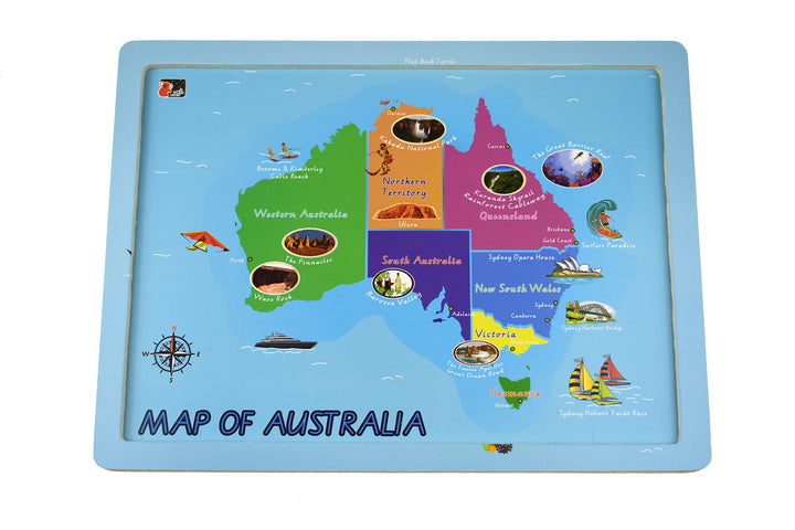 Jigsaw Puzzle - Australian Map