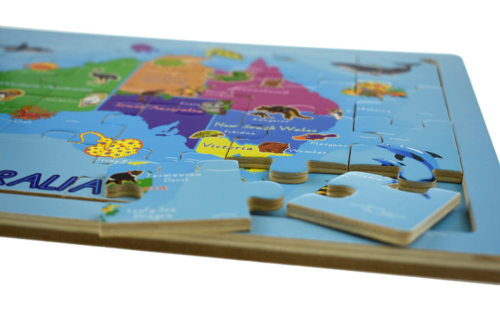 Jigsaw Puzzle - Australian Map