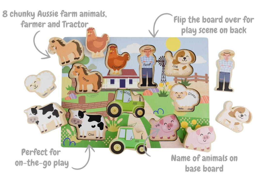 Chunky Puzzle - Aussie Farm