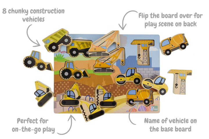 Chunky Puzzle - Construction Vehicles