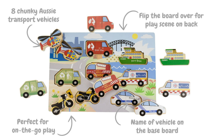 Chunky Puzzle - Aussie Transport