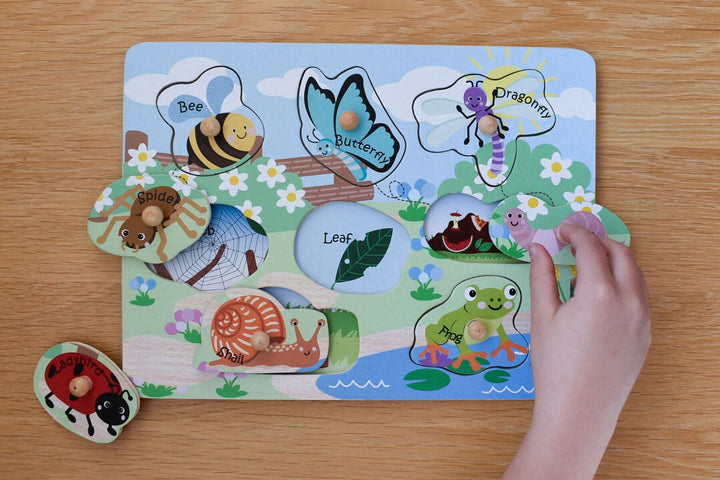Peg Puzzle - Insects and Their Homes