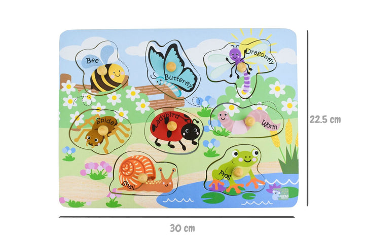 Peg Puzzle - Insects and Their Homes